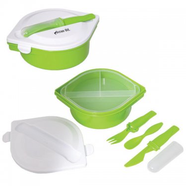 MUNCH N' GO LUNCH CONTAINER WITH CUTLERY