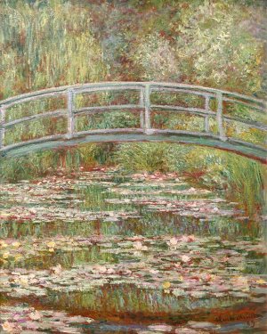 Bridge Over a Pond of Water Lilies by Claude Monet