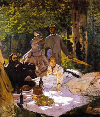 DÃ©jeuner sur l'herbe by Claude Monet