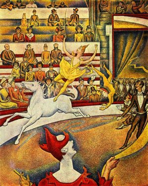 Le Cirque by Georges Seurat