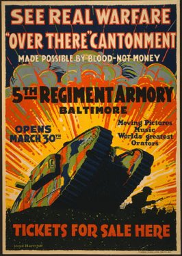 See Real Warfare, Over There Cantonment, 5th Regiment Armory Baltimore