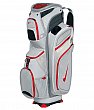 Nike - M9 cart II - Golf Bags - Metallic Silver/Red