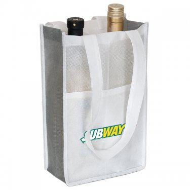 NON WOVEN TWO BOTTLE WINE BAG