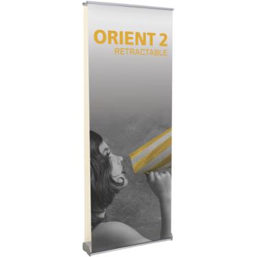Orient 800-DBL - 31.5 x 83.25 - Retractable Banner Stand Double