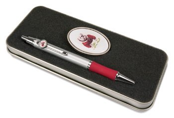 Pen and Money Clip Set - Domed full color insert and tin box