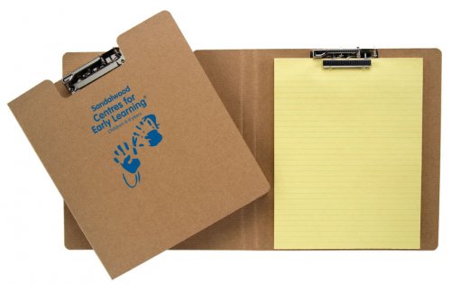 Recycled Cardboard Clipboards - 9 x 13 - Full color print - 4/0