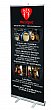 Retractable Banner Stand (Roll-Up) - 4/0 - 33.5 x 77.5