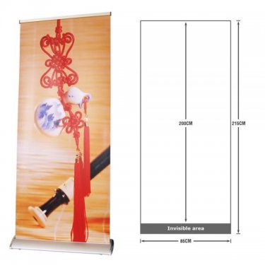 Generic Roll Up Banner Stand for 33" x 79" Trade Show Banners 