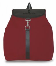 Rucksack w/Leather Flap and Trim