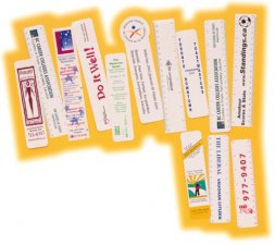 Rulers & Bookmarks - 1.5 x 6.25 - 12pt Cardstock - Straight Cut - 4 Color Process Printed - 4/0 - Top Coat Finish