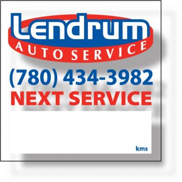 Service Decal Special (Oil Change)