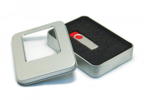 Square Metal Tin for USB's