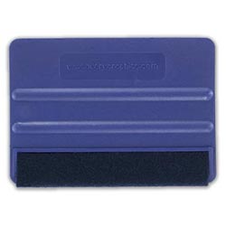 Squeegee - Avery 4 Blue with Felt Edge