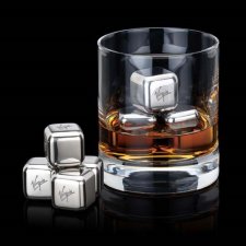 Stainless Steel Ice Cubes - Set of 4