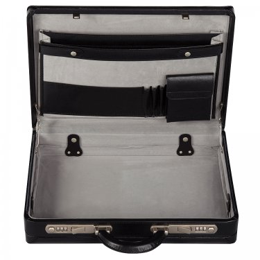 Synthetic Leather AttachÃ© Case w/ Finished Seam Detail (18x13x4/8)