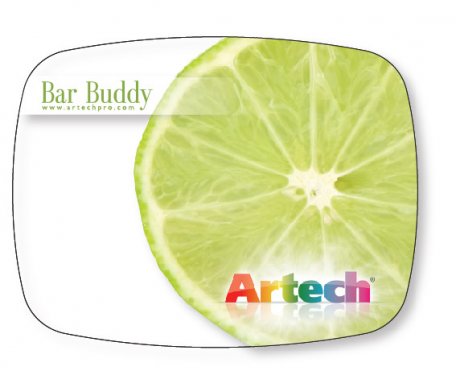 The Bar Buddy Flexible Cutting Board FDA Approved .030 Clear Plastic, Full