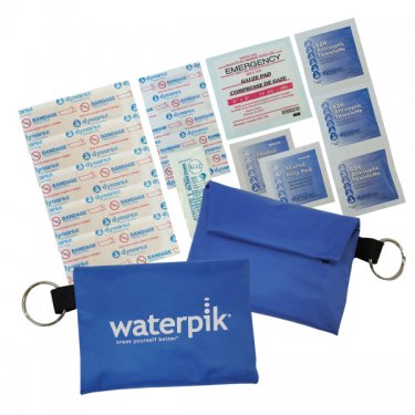 Trade Show Survival Kit in a Soft Pack Bag - Blue