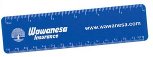 Translucent Rulers - 1.625 x 12.375 - 1 Color Printed - 4/0