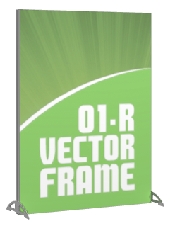 Vector Frames - 47 x 35w Rectangle frame (01) - With OCL case