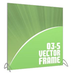 Vector Frames - 70 x 70w Square frame (03) - With OCS case