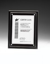 Vertical Magnetic Certificate Insert Frame (10 1/4x12 1/4)