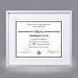 Walker Certificate Holder - Silver 8Â½x11