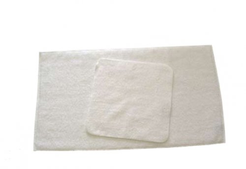 White Luxury Terry Face & Hand Towel Set