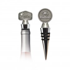 Wine Stopper with Stock Silver Base