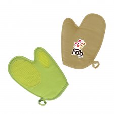 Oven Mitt w/ Silicone Grips