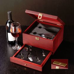 Rosewood Wine Glass Set