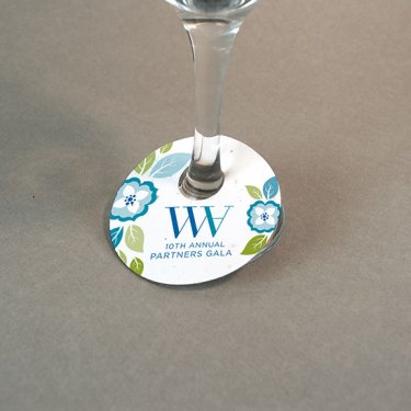 Seed Paper Wine Glass Tag, 1-Sided