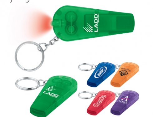 Whistle Key Tag w/ Light