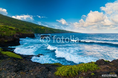 Spectacular ocean view on the Road to Hana, Maui, Hawaii, USA - 901150413