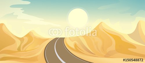 Desert landscape background - 901150443