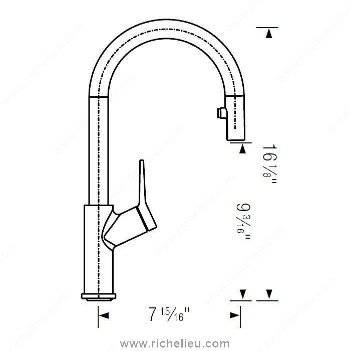 Blanco Kitchen Faucet Urbena Stainless Steel