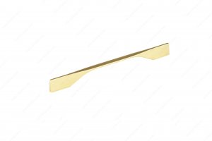 Contemporary Metal Pull - 9253 - 270 mm / 12 mm - Brushed Gold