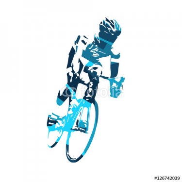 Cyclist vector illustration - 901150821
