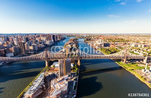 Queensboro Bridge over the East River in New York City - 901150874