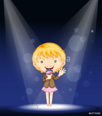 a girl performing on stage - 900460543