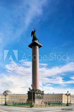  Alexander Column on Palace Square in St. Petersburg - 901100837
