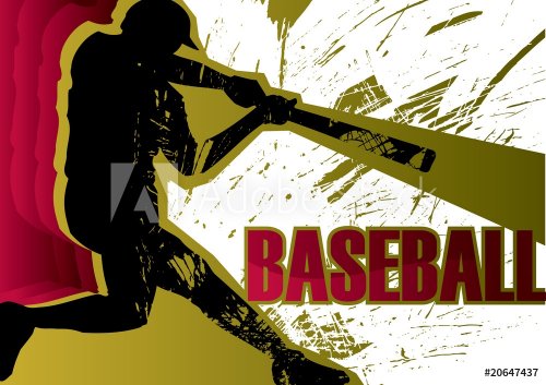 Baseball batter poster - 901142272