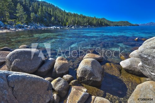 Beautiful Shoreline of Lake Tahoe - 901143693