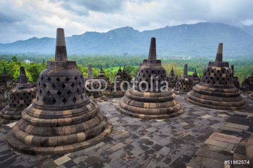 Borobudur Buddist temple Yogyakarta. Java, Indonesia - 901139998