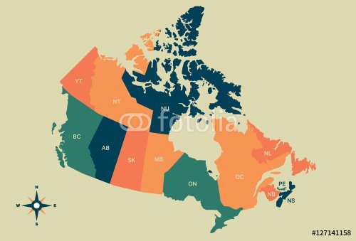 Canada Vector Map - 901149098