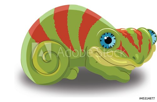 Chameleon, illustration - 900739753
