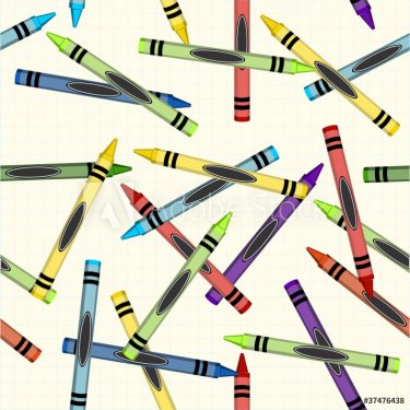 Color crayons pattern backgroun - 900461733