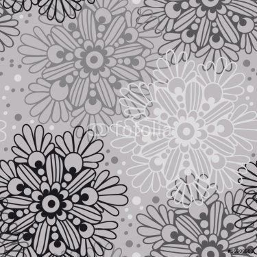 Cute floral seamless pattern - 901140849