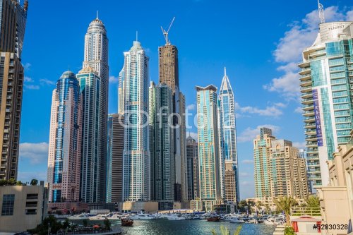 Dubai Marina cityscape, UAE - 901139342