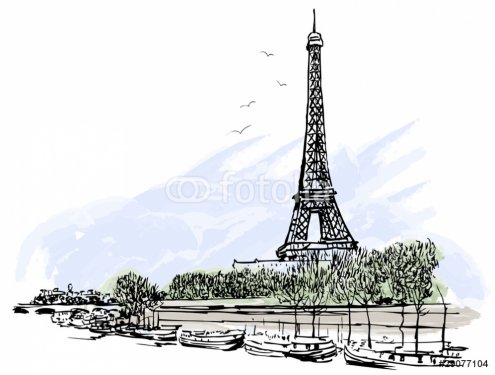Eiffel Tower in Paris - 900459800