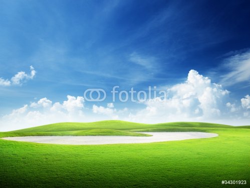 golf field
